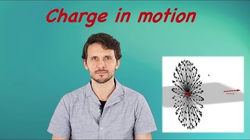 Electric field of a charge in motion explained