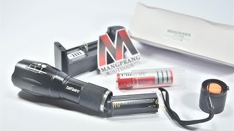 Paket Senter TaffWare E17 Cree XM-L T6 2000 Lumens