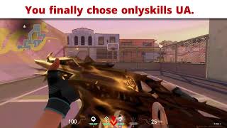 TAKE THE STEPS TOWARDS ONLYSKILLS VALORANT UNLOCK ALL |link in bi0