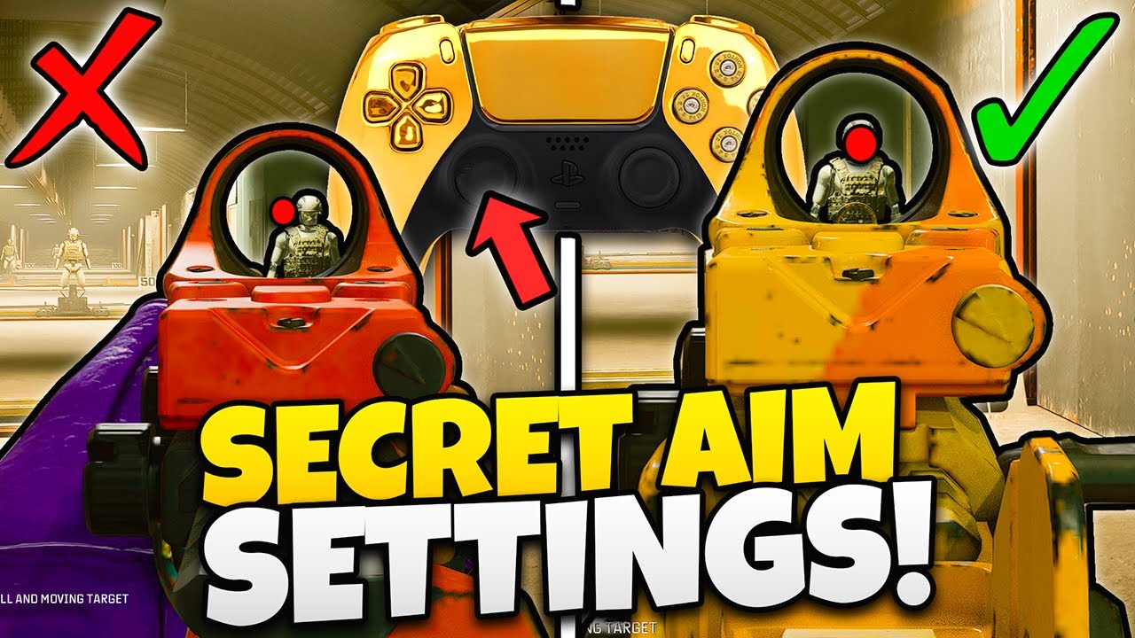 NEW SECRET AIM SETTINGS in WARZONE GIVE STICKY AIM! (Best Controller ...