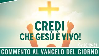 Commentary on the Gospel of the day - John 20:19-31 - Believe that Jesus is alive!