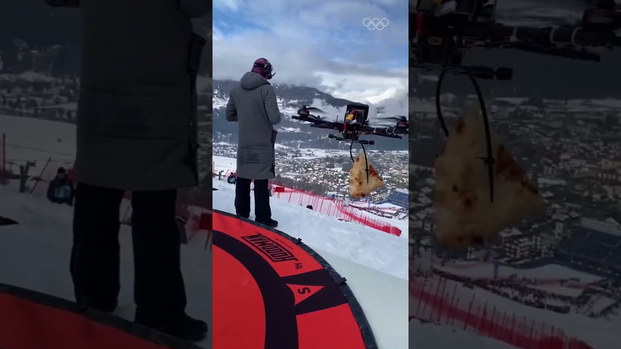 Great for filming. ✅ Great for food delivery! ✅ #MilanoCortina2026