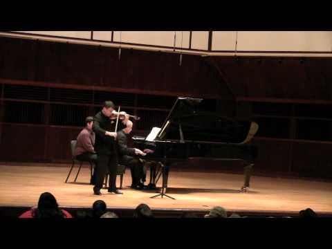 Brahms Allegro Sonata d Minor op. 108 mov 1 (Wolfgang David, violin)