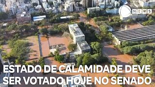 Estado de calamidade deve ser votado hoje no Senado