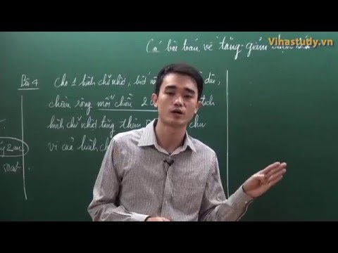 Video Bài toán về tăng giảm diện tích - Toán nâng cao lớp 4... - YouTube