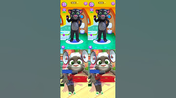 Talking Tom VS Ginger My Talking Tom 🤯 #shorts #tom #cartoon #cat #mytalkingtom2 #viral