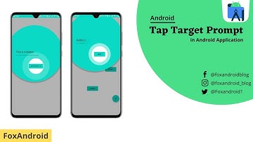 Tap Target Prompt | Material Showcase | Onboarding/Walkthrough - Android Studio Tutorial