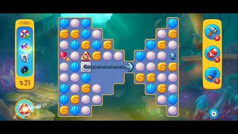 Fishdom Easy Level 17382 (with timed boosters [Super Lightning]) @choraelmin 