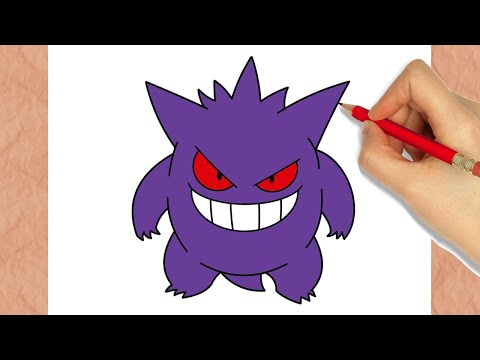 COMO DESENHAR O GENGAR FÁCIL 🟣