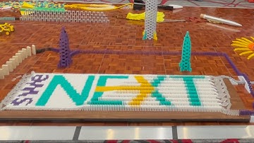 Domino Topple for The Society of Women