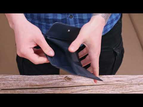 Практичний гаманець для жінок із натуральної шкіри флотар CANPELLINI 21593 Синій, видео 1