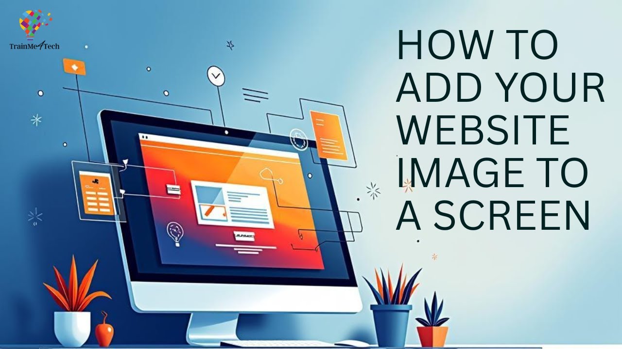 How to Add Your Website Image to a Digital Screen - Canva Made Simple