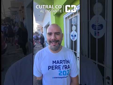 Martín Pereyra presentó la colectora Energía Ciudadana en Cutral Co