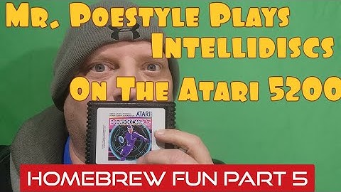Mr. Poestyle Plays Intellidiscs On The Atari 5200