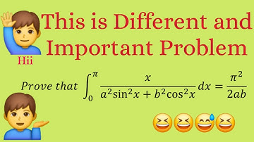 🔥Definite Integration Problem | Prove ∫₀^π [x / (a²sin²x + b²cos²x)] dx = π² / 2ab | Class 12 Maths