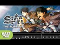 【BASS TAB】ATTACK ON TITAN OST | SIM - THE RUMBLING