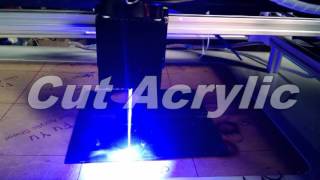 5w diode  laser cutting mechine test