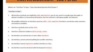 Full What is an Interface in Java 8 Important Points Update