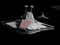 Republic venator class star destroyer fleet exiting hyperspace  short animation