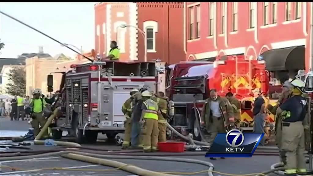 Fire rips through downtown Woodbine YouTube