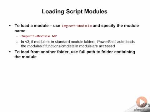 Converting modules in