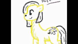 Pony Gif "dancing" to Christmas music.