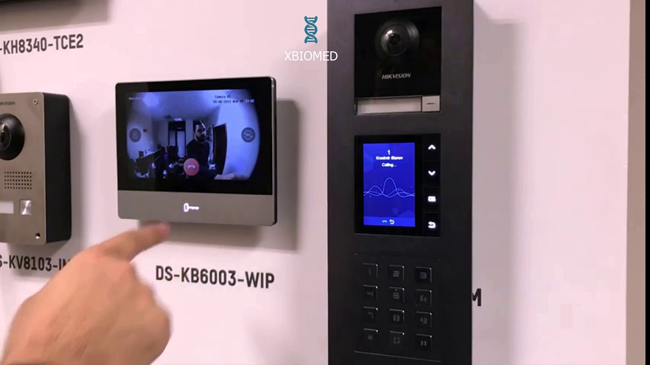 hikvision modular door station display module YouTube