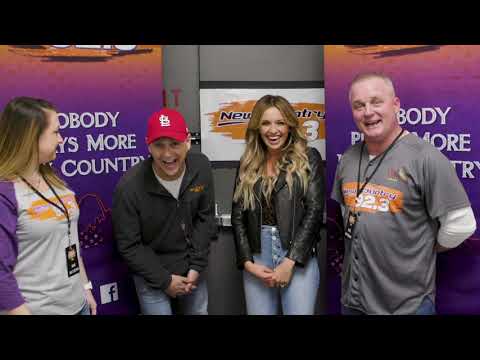 Carly Pearce with Bud and Broadway