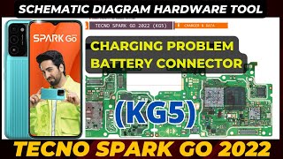 tecno spark go 2022 kg5 charging not working solution battery connector ways Schematic Diagram | DMR