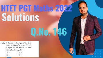 HTET PGT L3 MATHS Exam 2022 Solutions #htet #htet2022 #soc
