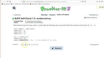 Building Java Programs Chapter 7 Self-Check 7.5 numbersArray