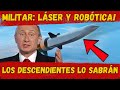 POTENCIA MILITAR muestra ARMAS láser y robóticas