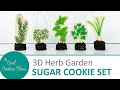 3D Herb Garden Sugar Cookie Set