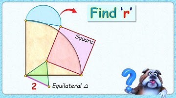Equilateral triangle, square, semicircle & quadrant ................ #maths #geometry #olympiad #468
