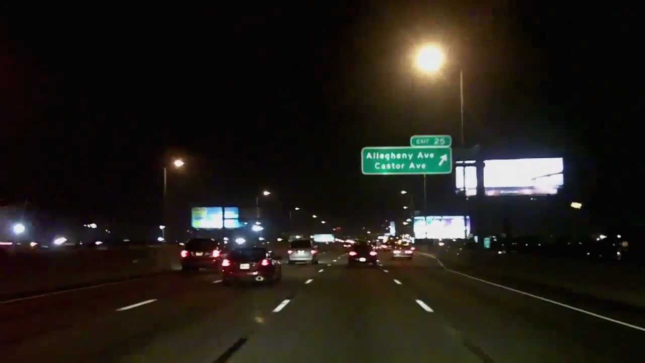 Driving Through Philadelphia At Night Youtube