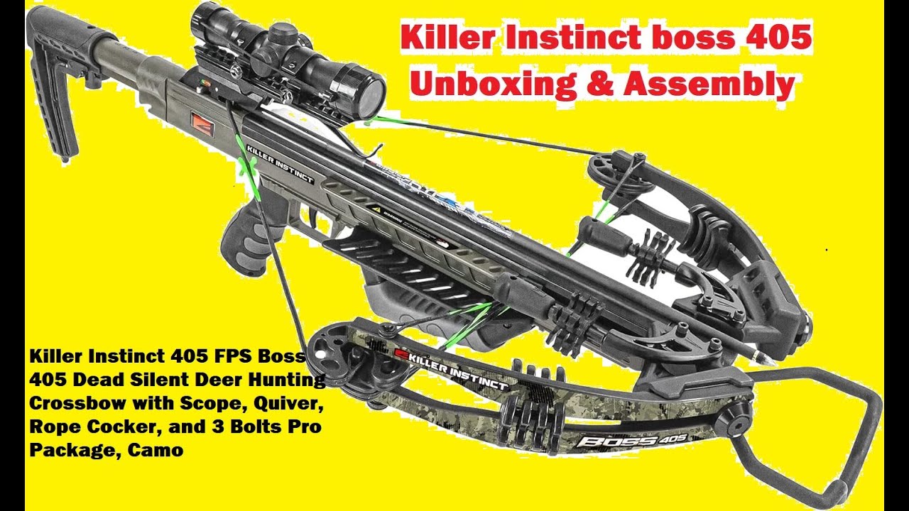 Killer Instingt Boss 405 Unbox & Assembly HD - YouTube