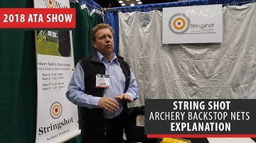 String Shot Archery Backstop Curtain - ATA Show 2018