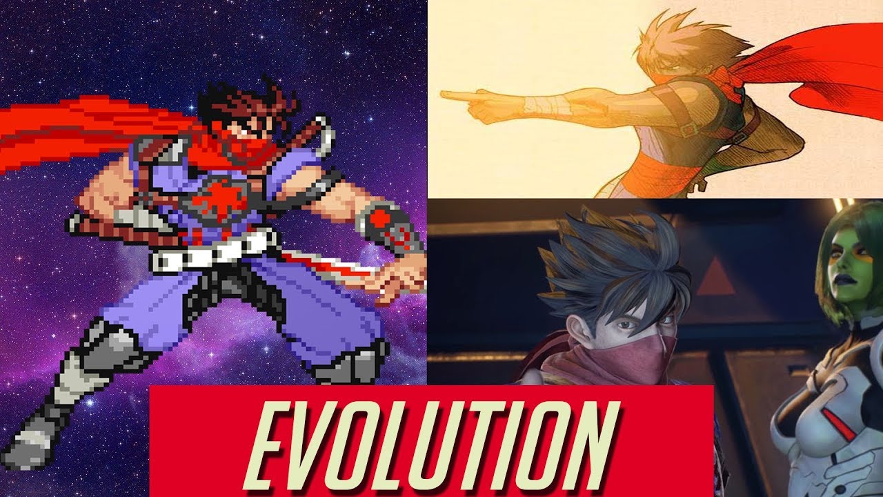 Evolution Of Strider Hiryu Costumes In Marvel Vs Capcom ( 2000-2017)