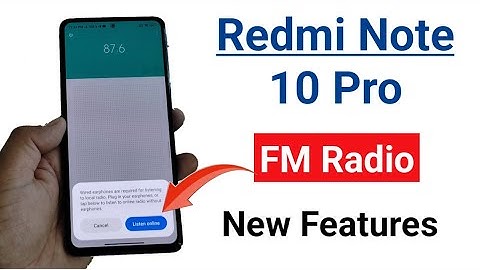 Redmi Note 10 Pro new update FM radio | Xiaomi FM radio Hidden setting