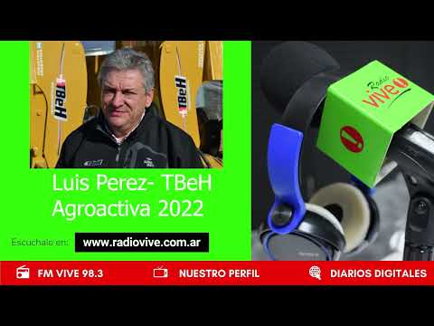 Entrevista a Luis Perez de TBeH-  Agroactiva 2022