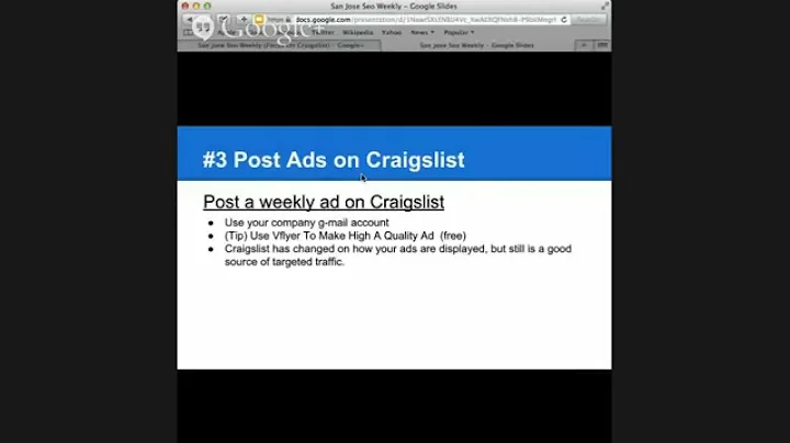 Comment tirer le maximum de Craigslist pour votre entreprise!