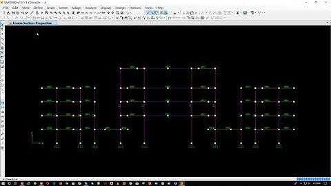 Design sap2000 v16 Steel Structure Building 13