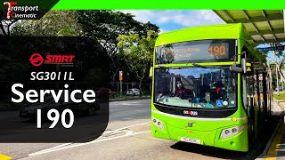 [Joyride x SMRT Buses] Volvo B5LH SG3011L - Service 190