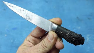 Узнав этот секрет, ты никогда не выбросишь старый нож! Отличная идея для мастерской!