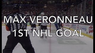 Max Veronneau - 1st NHL Goal (OTT & VAN feed)