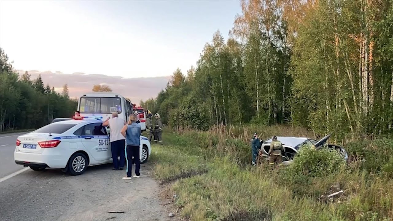 Вчера на въезде в город произошло ДТП. Ребенок получил незначительные травмы