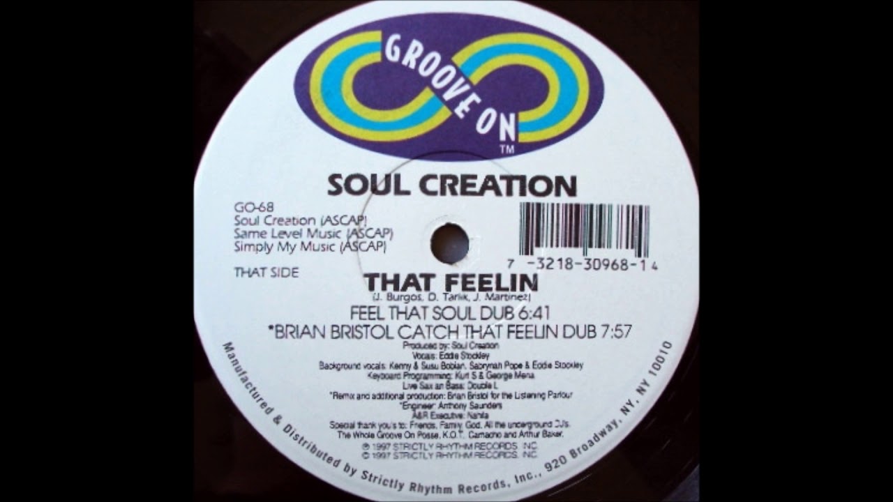 Watch Soul Creation - That Feelin' (Feel That Soul Dub) on YouTube Watch Soul Creation - That Feelin' (Feel That Soul Dub) on YouTube