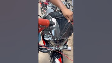 5D carbon wrap😱Apache Rtr 160 #shorts