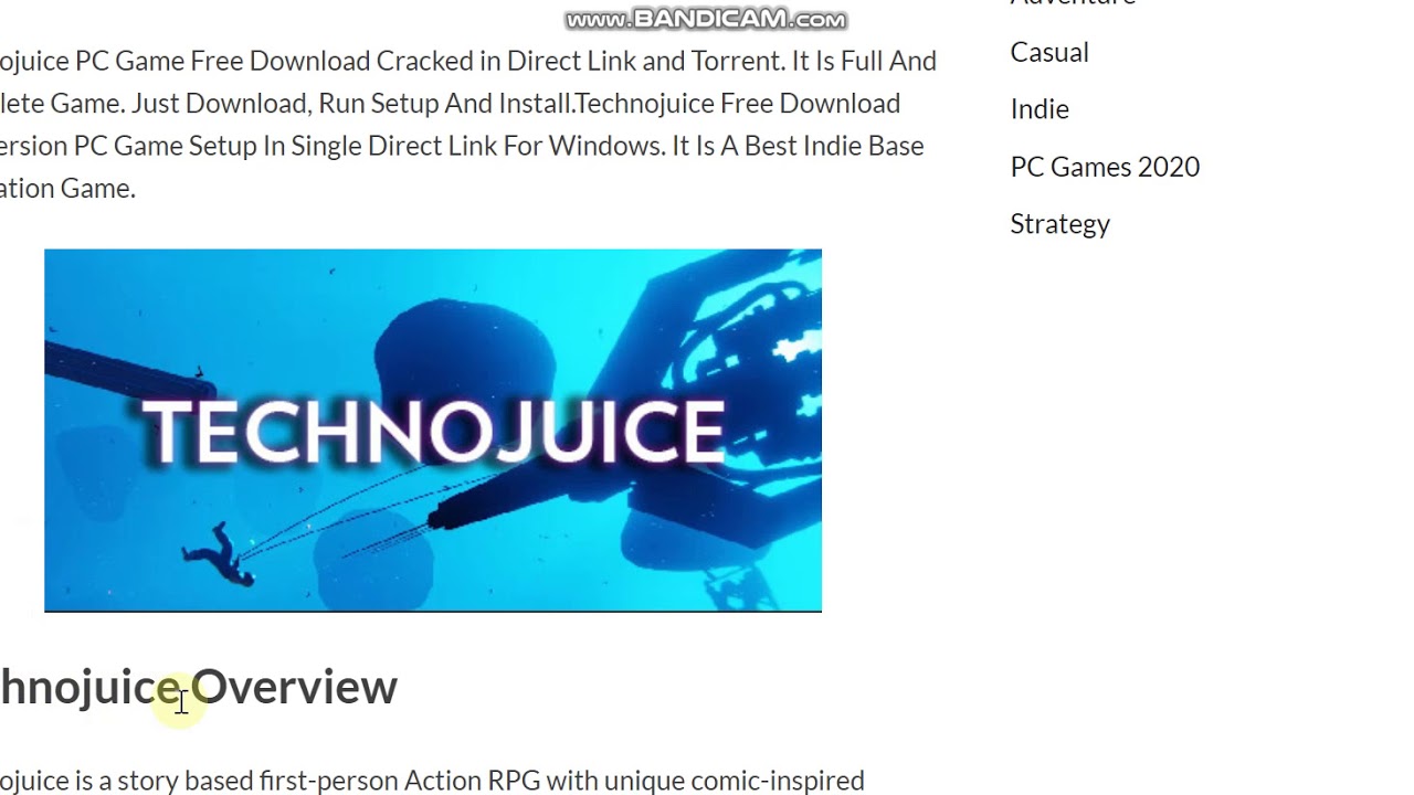 Technojuice PC Game Free Download