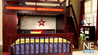 Imagine how cool it would have been to climb a staircase complete with handrail to the second story of your very own room, now ...